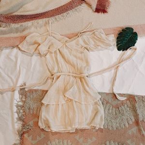 Altard state ruffle flow dress